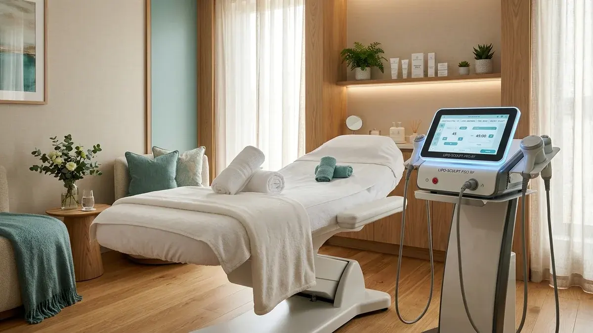 Imagem ilustrativa de equipamento em um ambiente de estética.